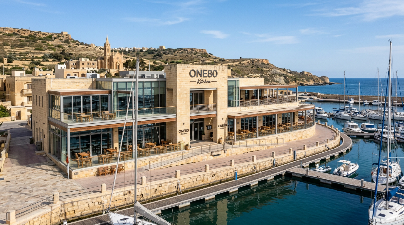 One80 Kitchen at Mgarr Yacht Marina